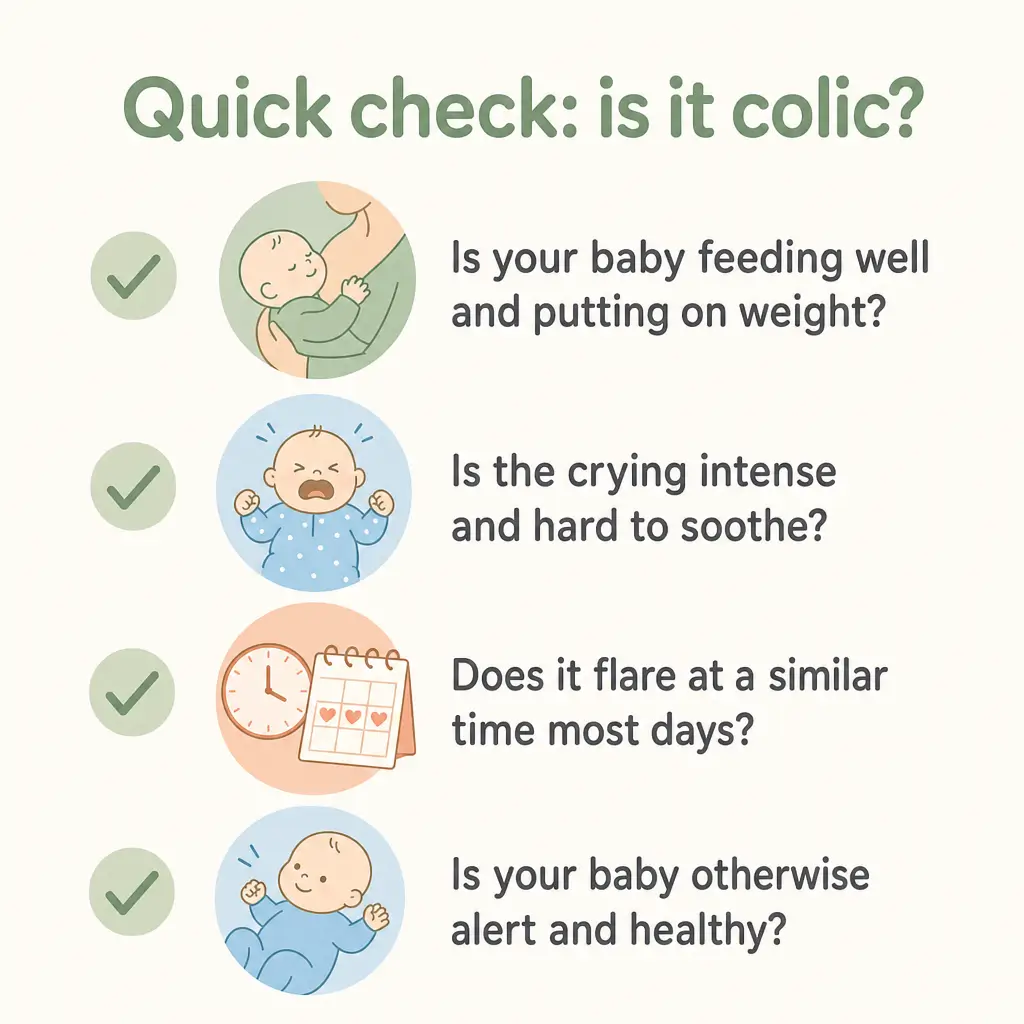 Decision checklist for parents in the first weeks