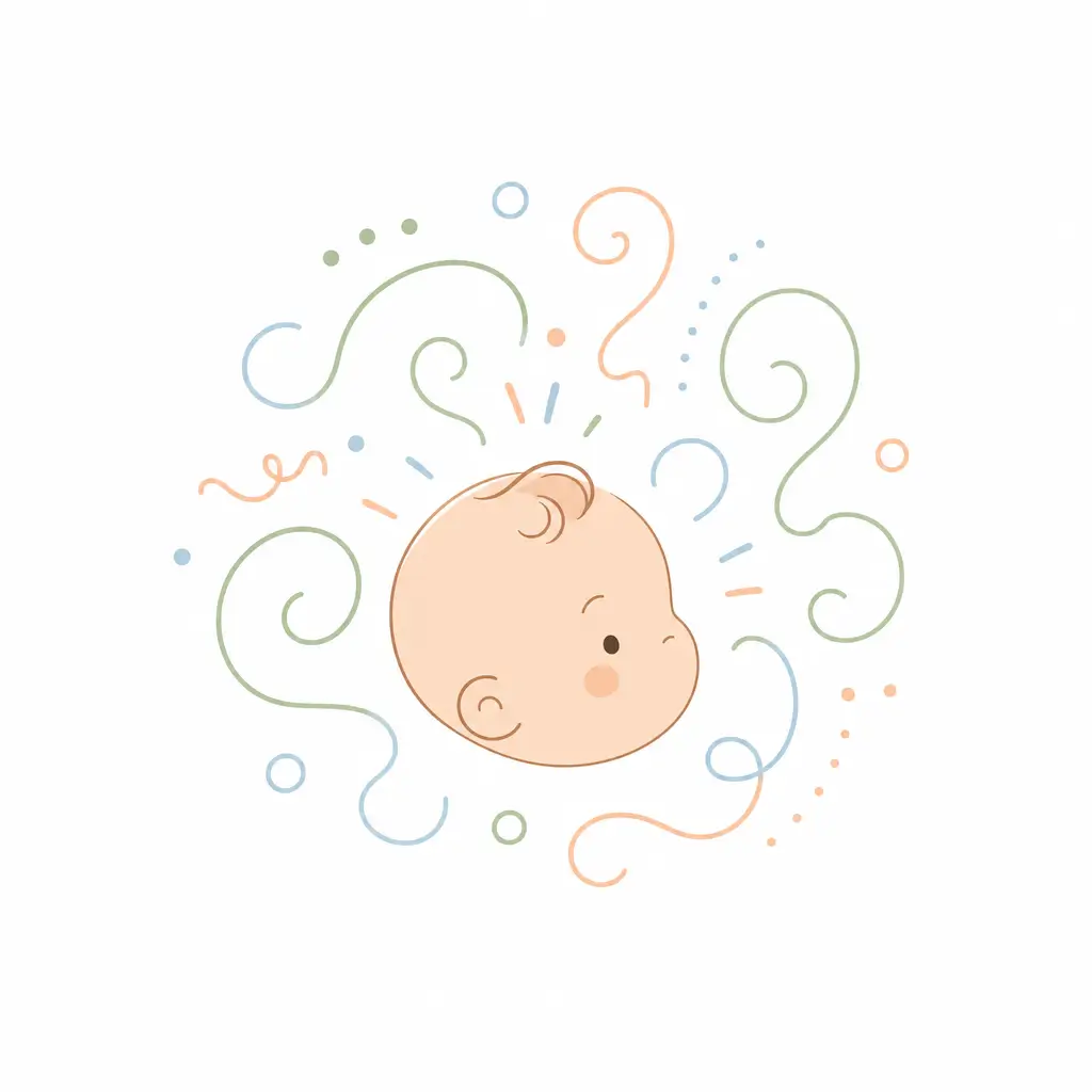 A newborn's nervous system is learning to wind down