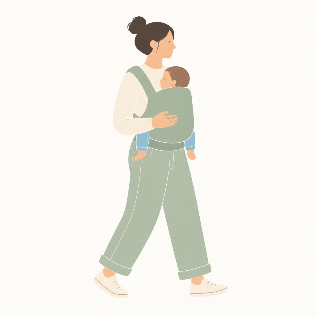 Getting through the peak weeks with a baby carrier